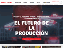 Tablet Screenshot of konecranes.cl