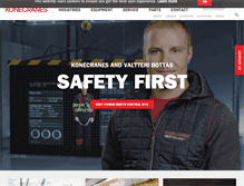 Tablet Screenshot of konecranes.com